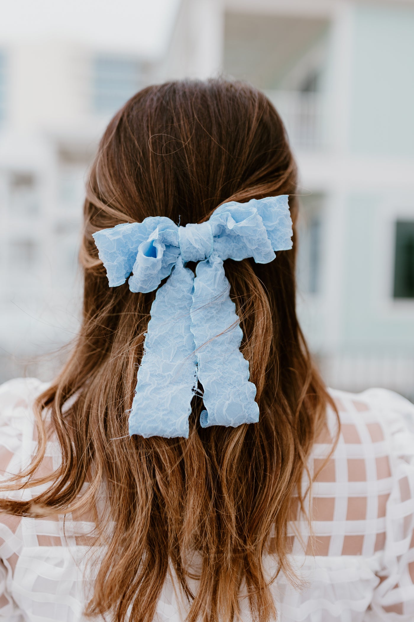 Gemelli Suzie Blue Hair Bow