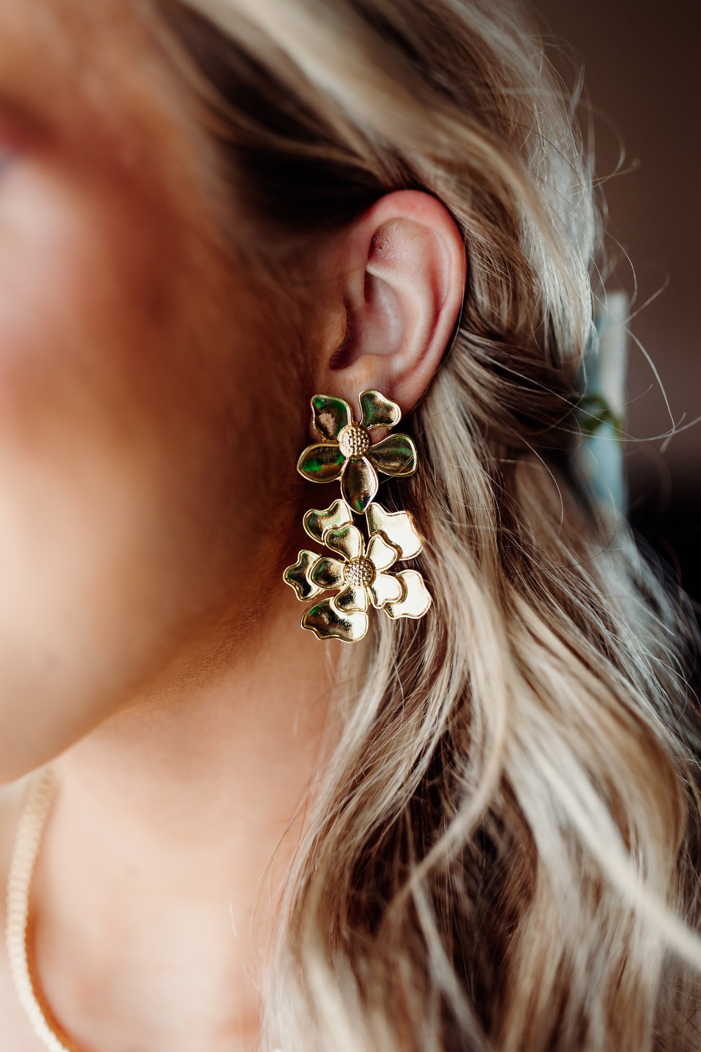 Michelle McDowell Scarlet Gold Earrings