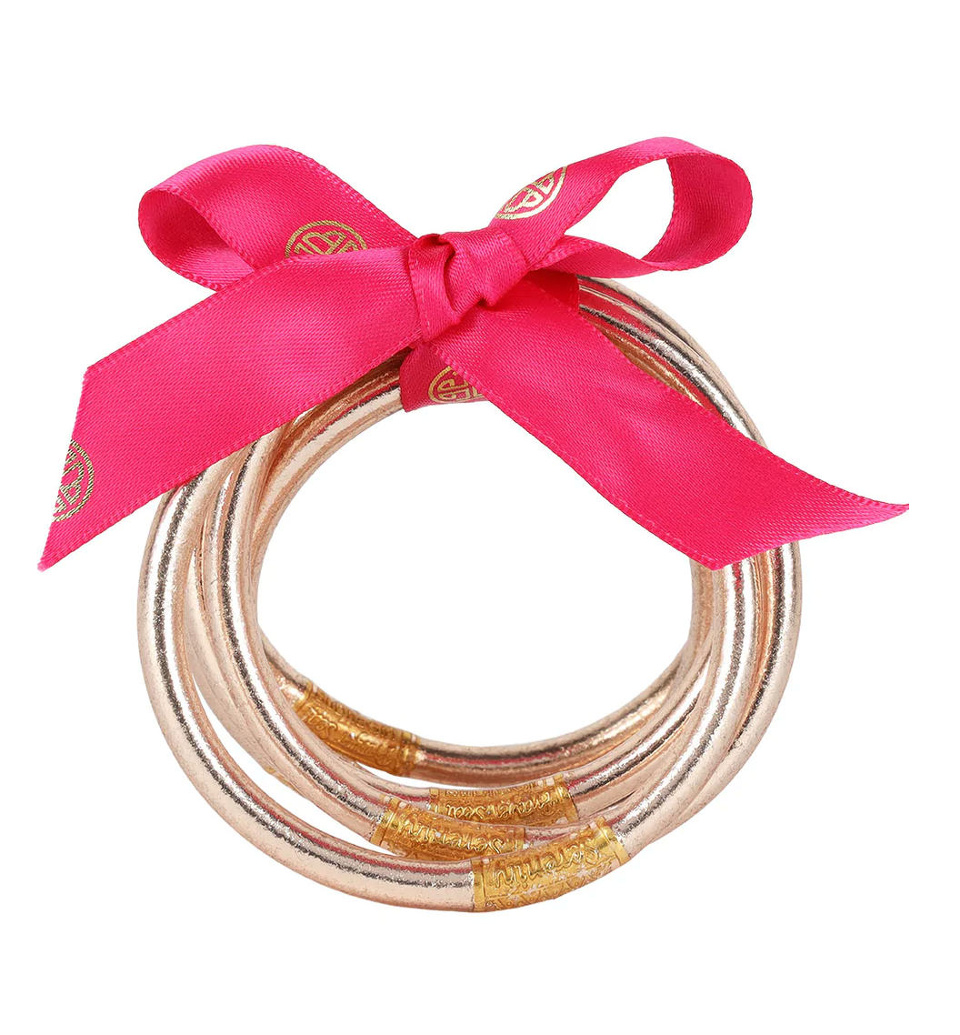 BuDhaGirl Champagne All Weather Bangles - Set of 6