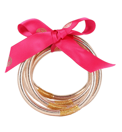BuDhaGirl Champagne All Weather Bangles - Set of 6