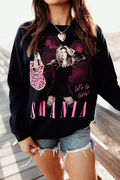 Daydreamer Shania Twain Leopard Guitar Vintage Sweatshirt