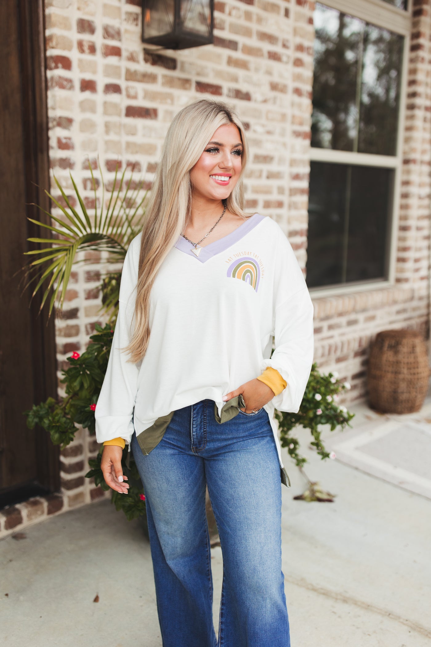 Fat Tuesday Oversized Pullover
