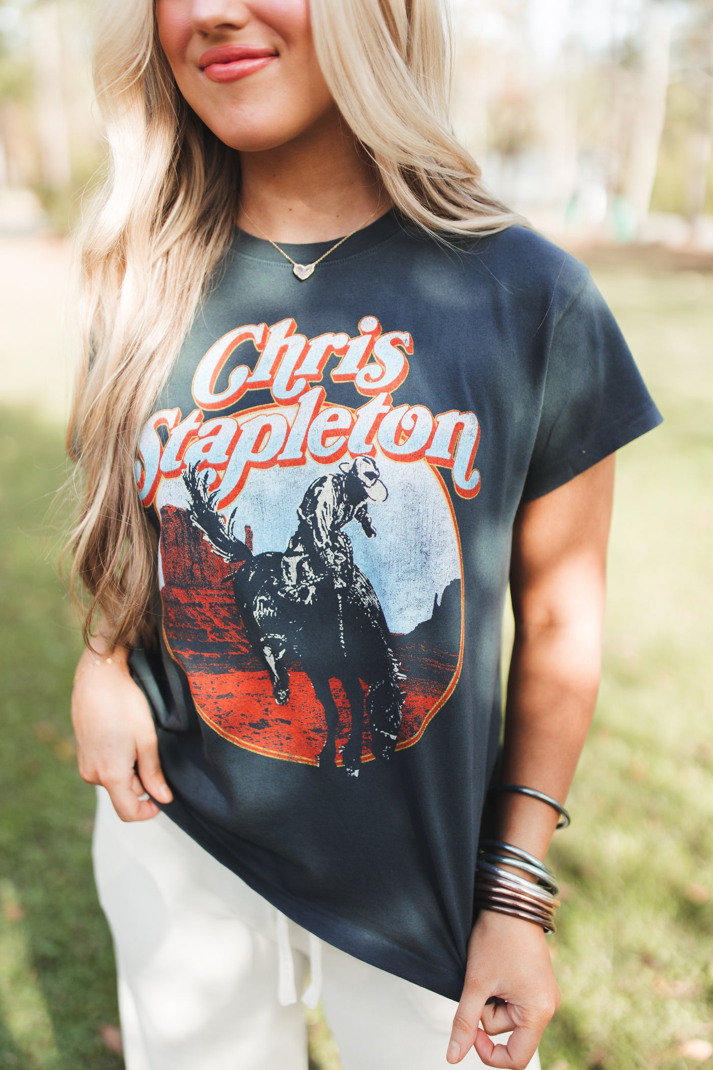 Daydreamer Chris Stapleton Horse and Canyons Tour Tee