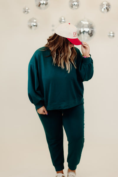 Mary Square Spruce Millie Sweatshirt and Pant Set