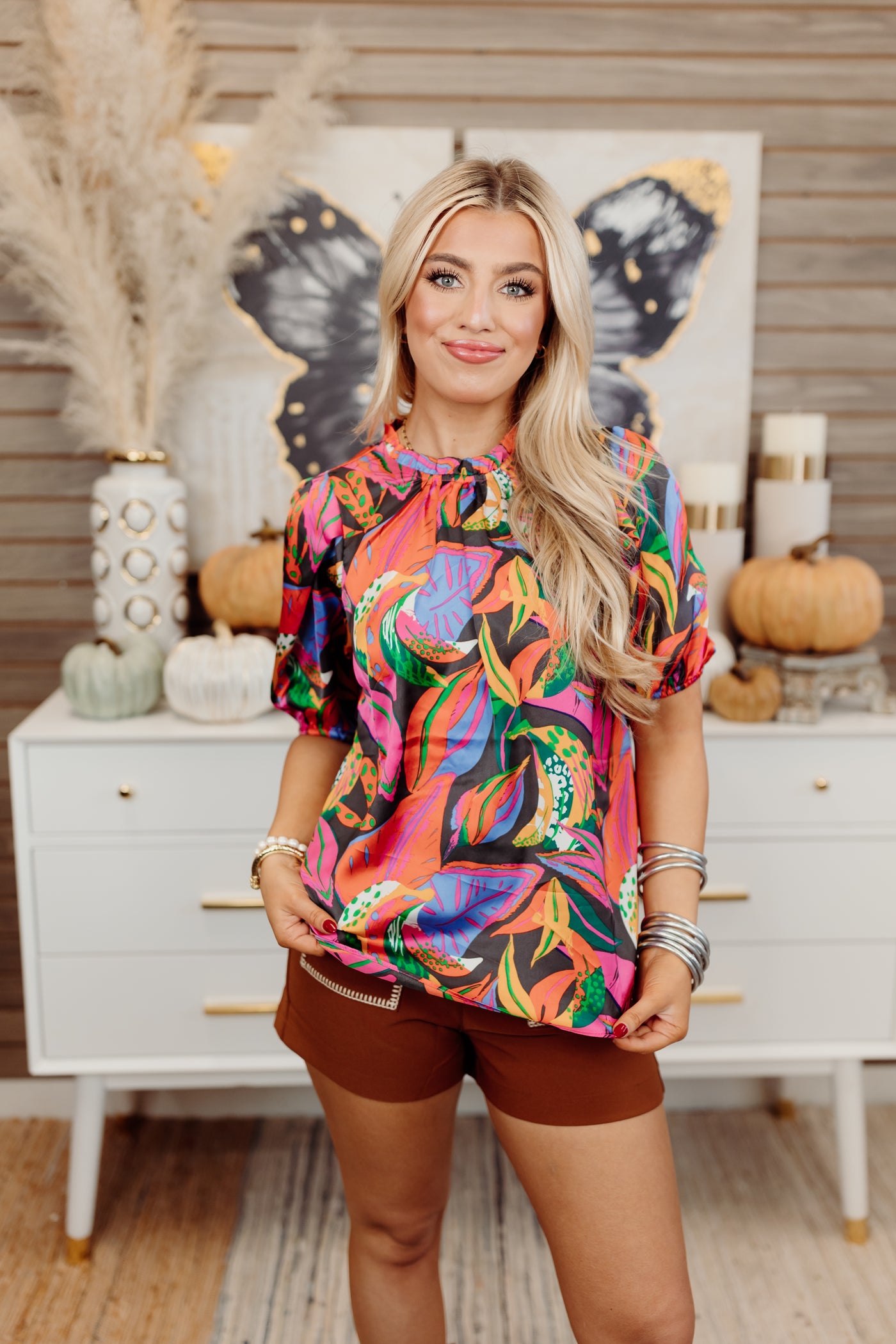 Michelle McDowell Eyes On Me Libby Top in Multi