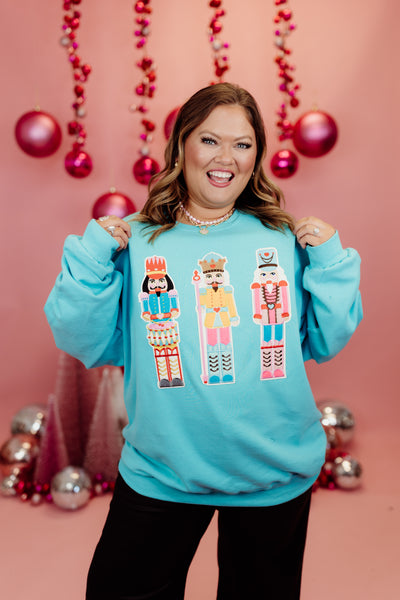 Scuba Blue Nutcracker Sweatshirt