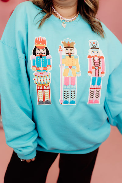 Scuba Blue Nutcracker Sweatshirt