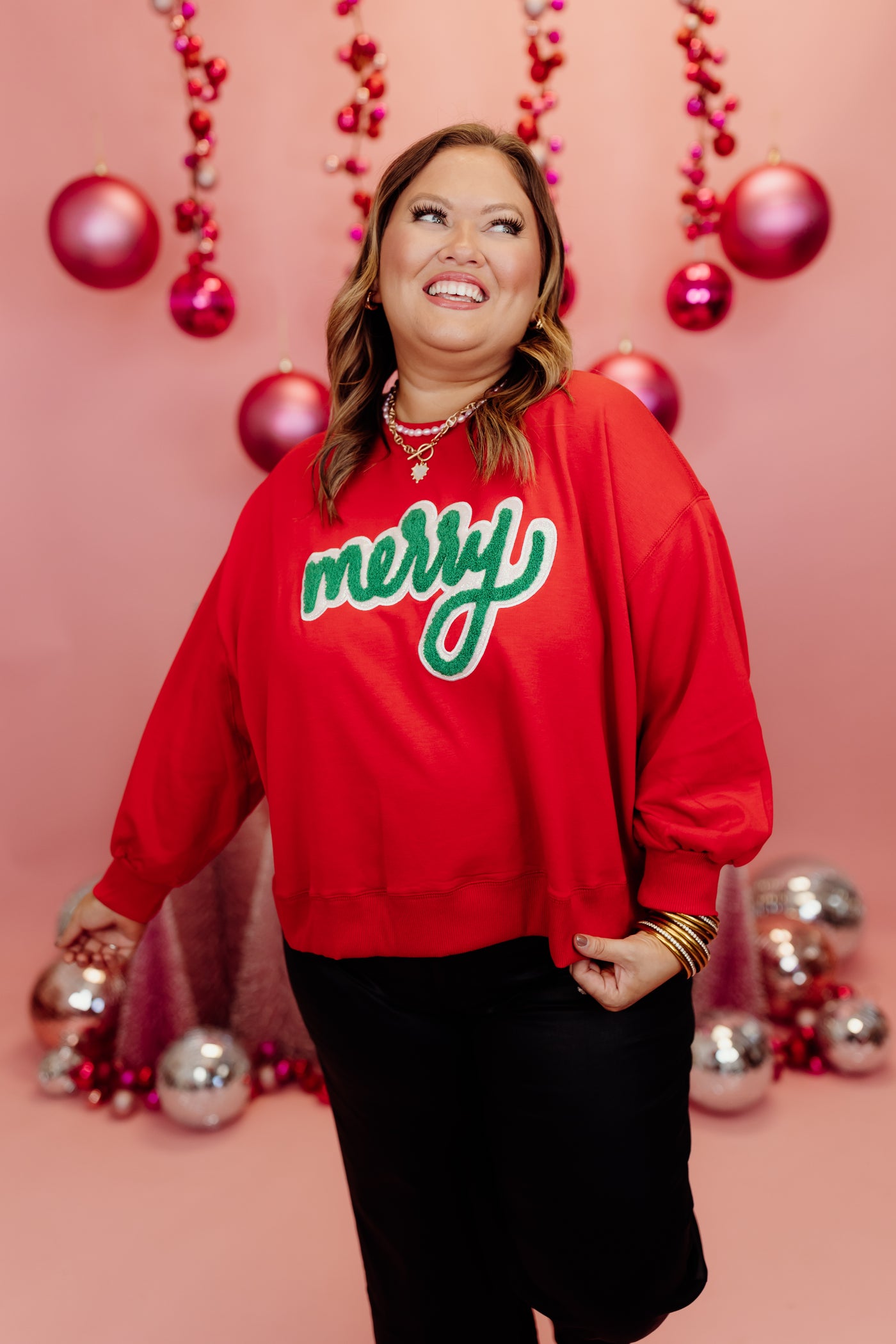 Mary Square Millie Sweatshirt- Merry