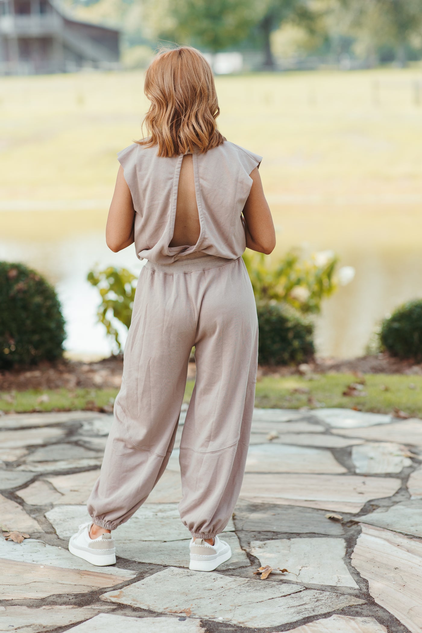 Mocha Comfy Oversized Jumpsuit