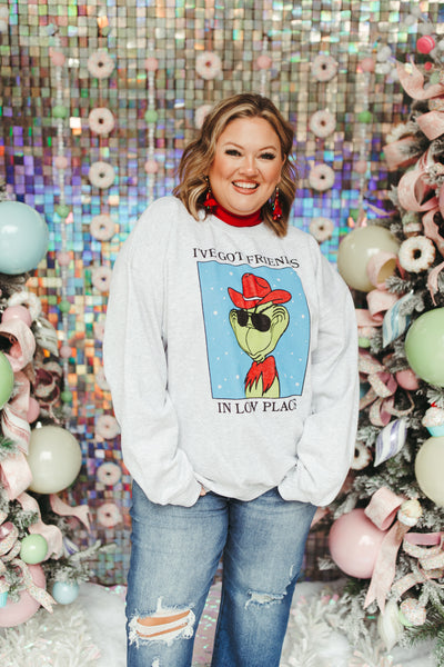 Grinch Friends in Low Places Graphic Sweatshirt