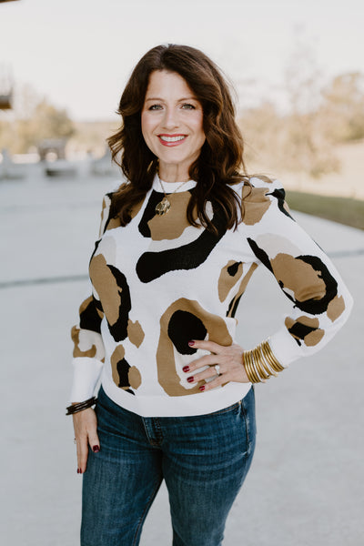 Emily McCarthy Classic Spot Julia Sweater