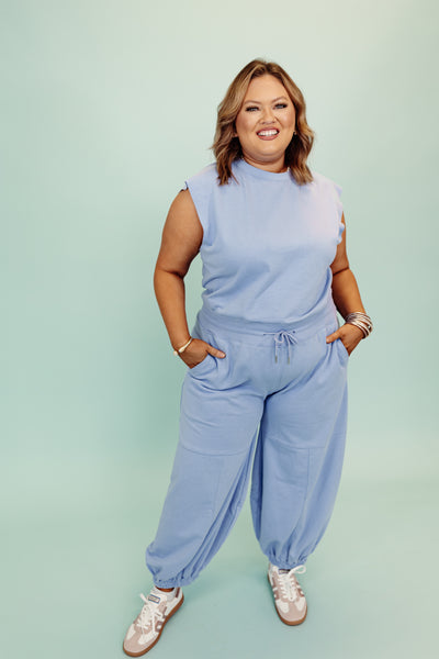 Chambray Comfy Oversized Jumpsuit