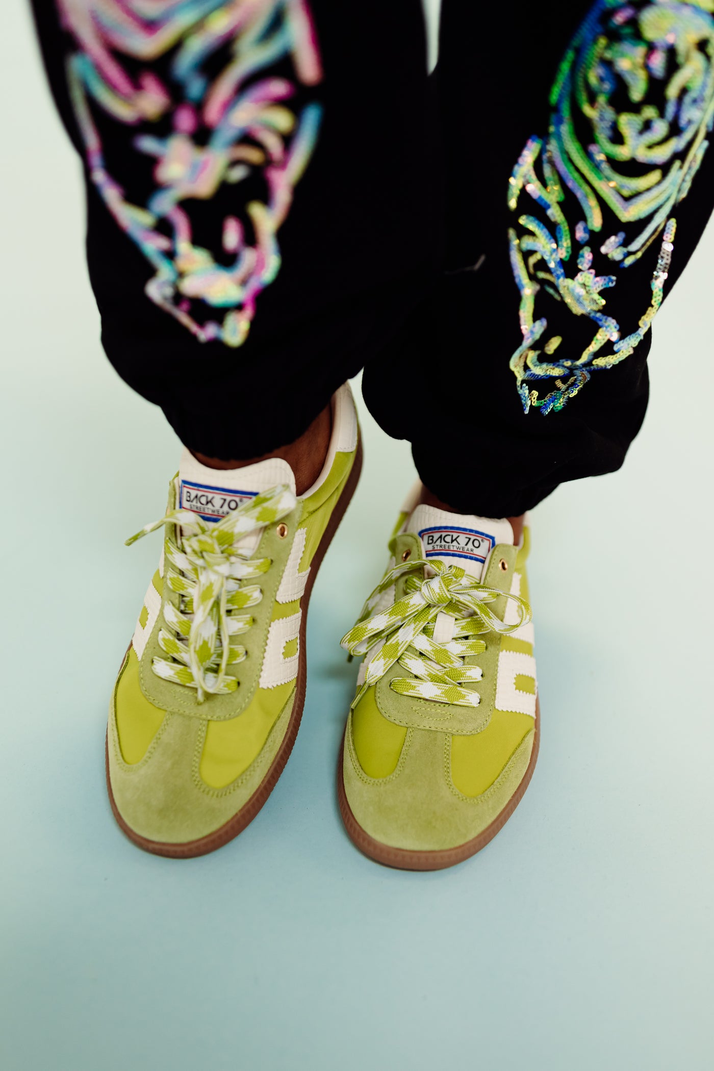 Back70 Streetwear Retro Cloud Ghost Sneaker in Lemon