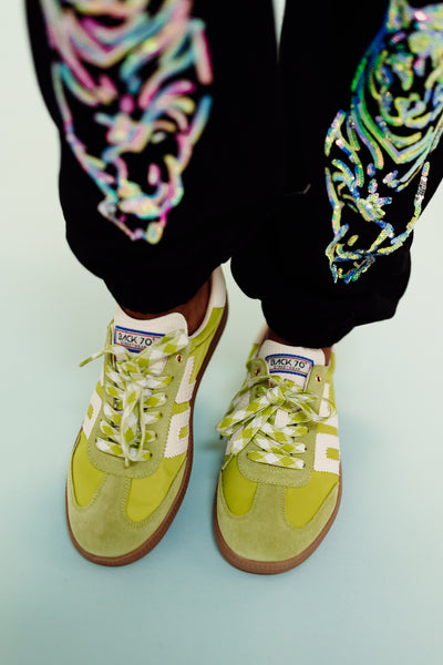 Back70 Streetwear Retro Cloud Ghost Sneaker in Lemon