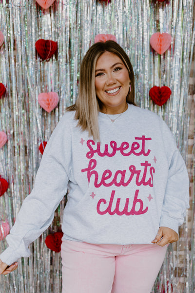 Sweet Hearts Club Graphic Sweatshirt