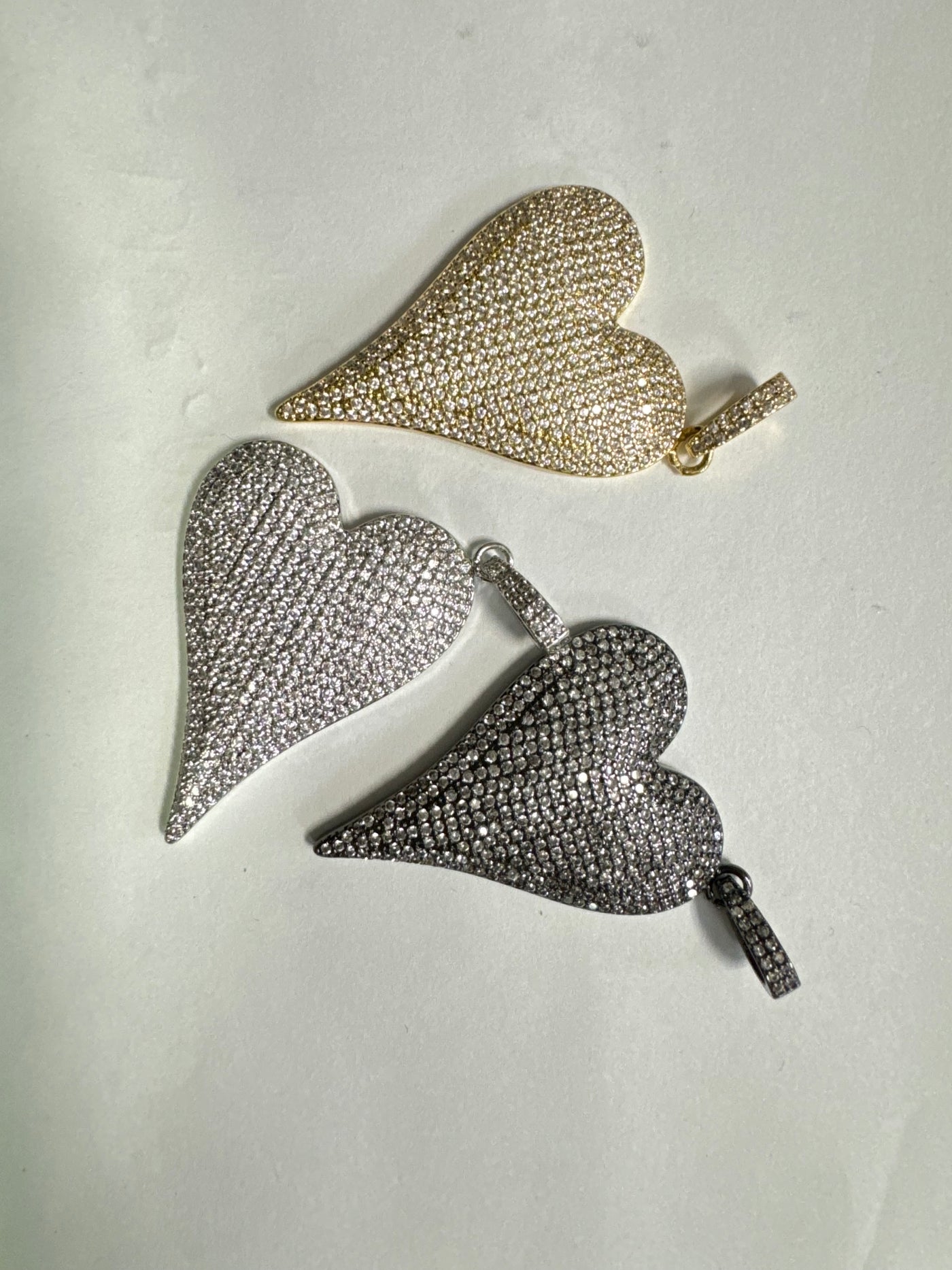 Virtue TS XL Pave Heart Charm