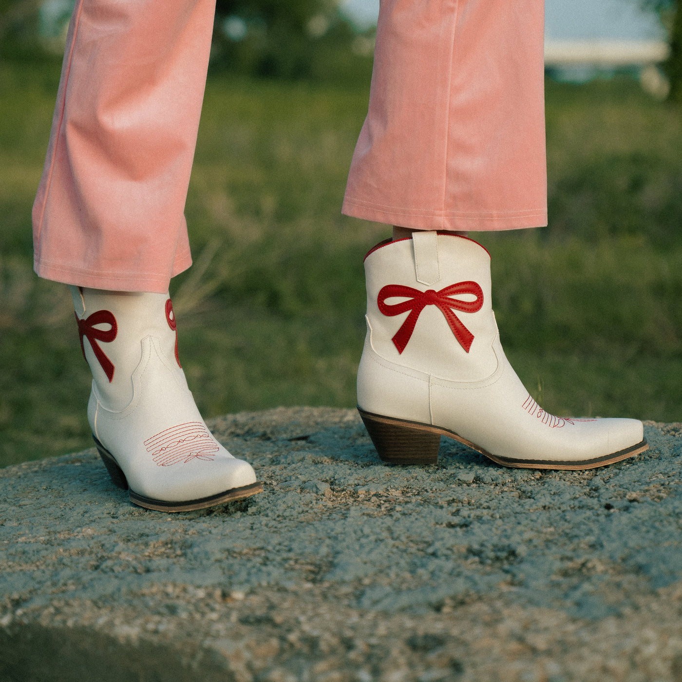 Marfa The Roseanna Boots in Red