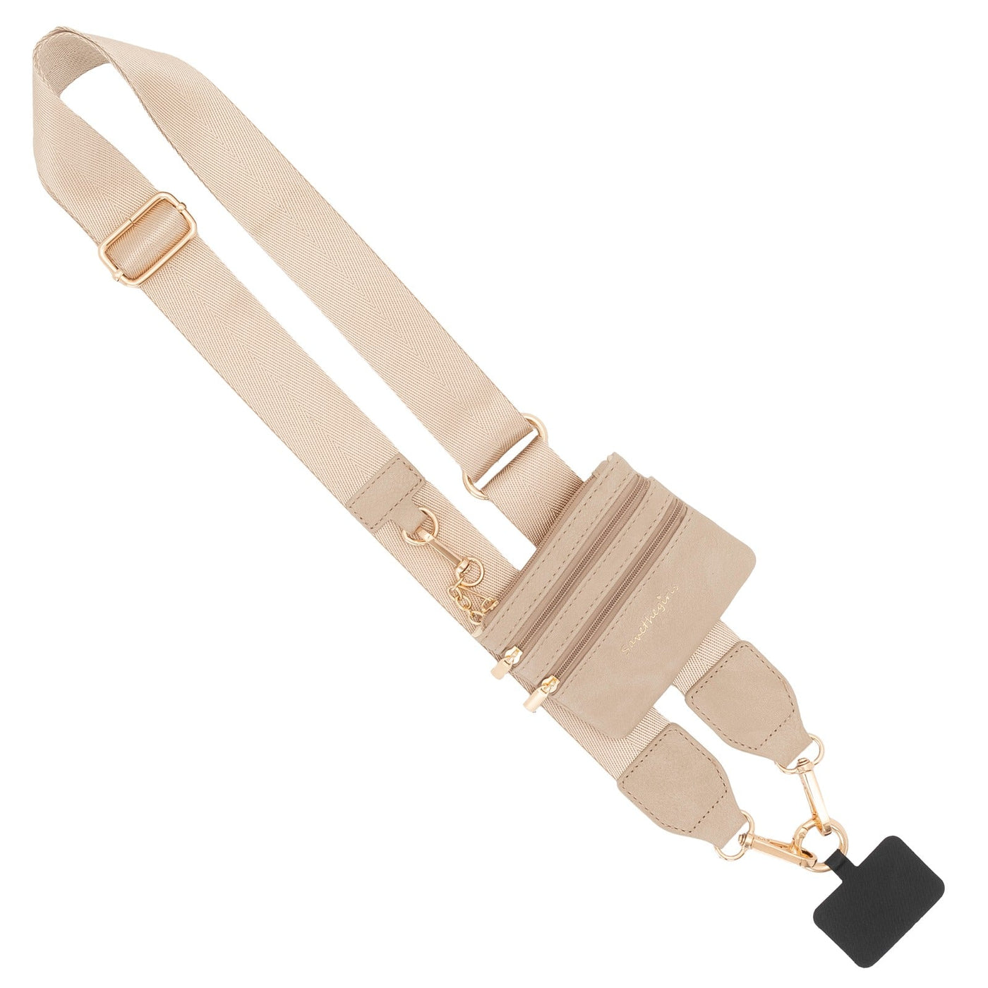 Save The Girls Clip & Go Strap with Pouch - Neutral Collection