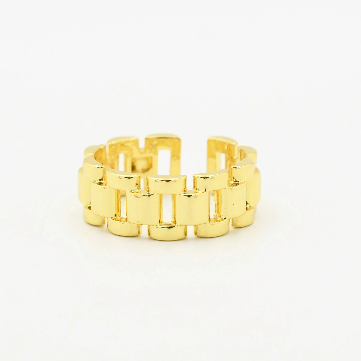 Treasure Jewels Gold Chain Ring