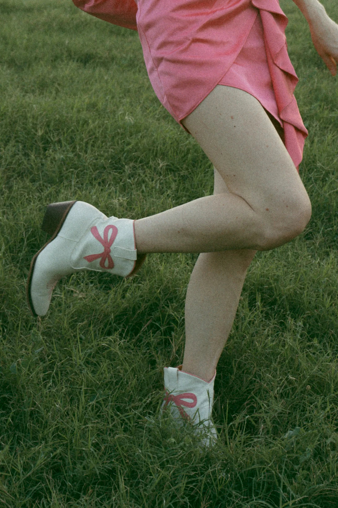 Marfa The Minnie Pearl Boots in Pink