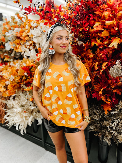 Queen Of Sparkles Candy Corn Tee
