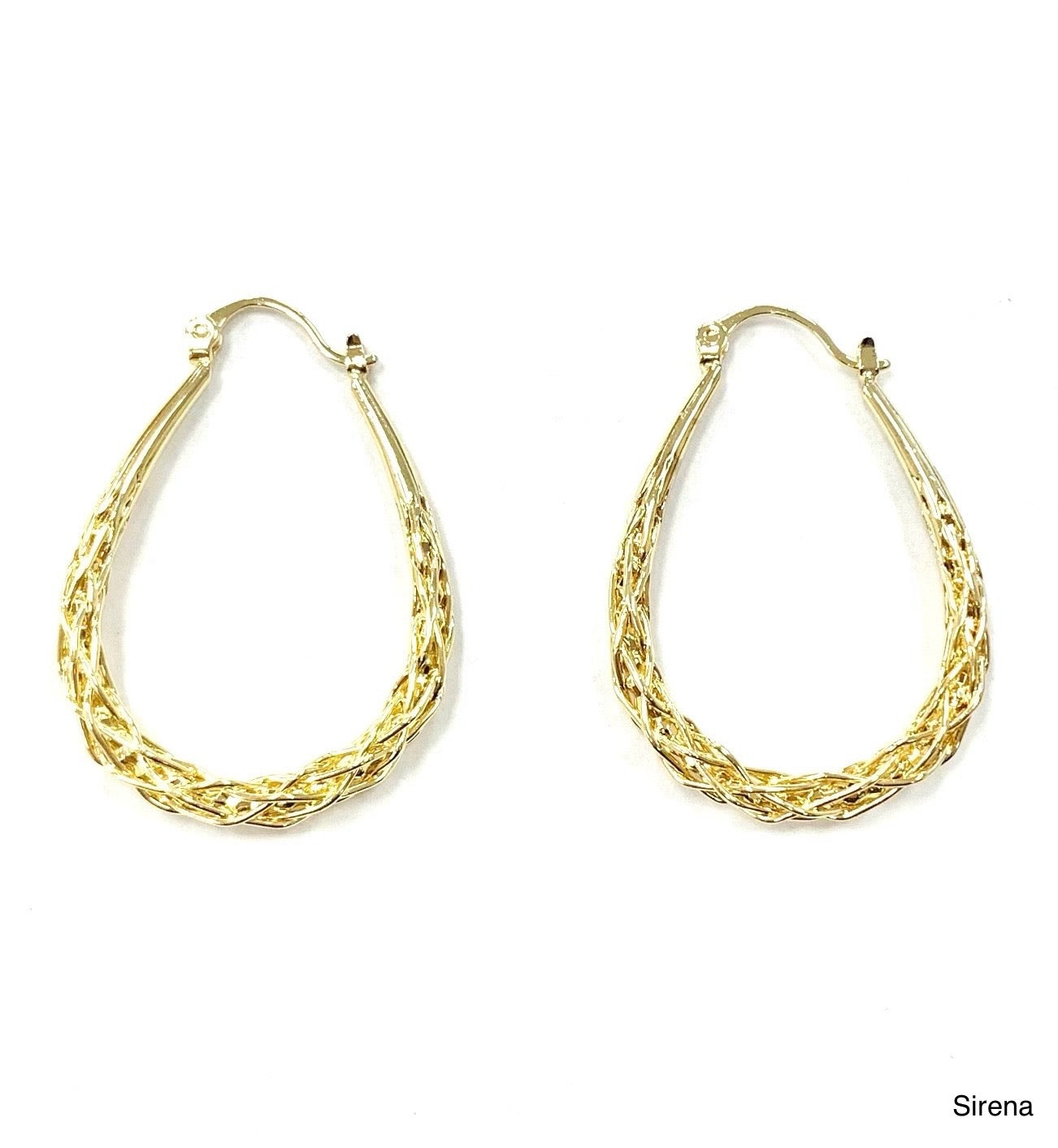 B.B. Lila Sirena Hoops