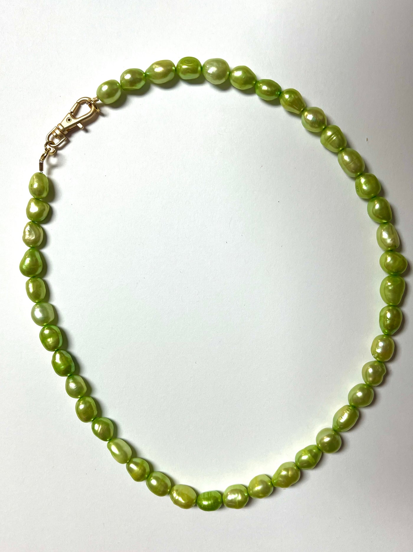 Virtue Jewelry Lime Pearl Necklace