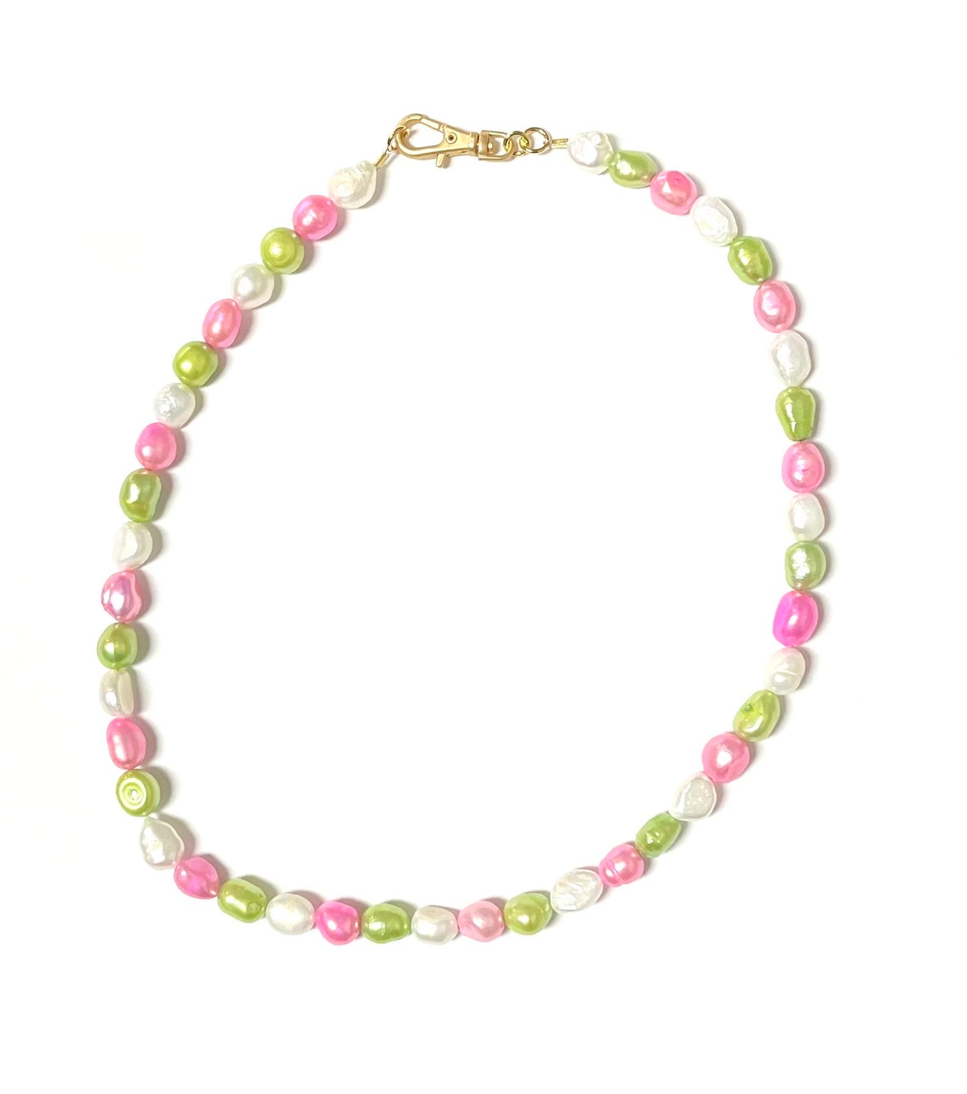 Virtue Jewelry Grinch Mix Pearl Necklace