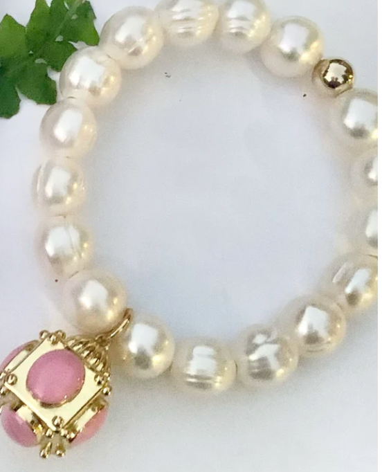 Mary Caroline Spano Designs Freshwater Pearl Light of the World Bracelet