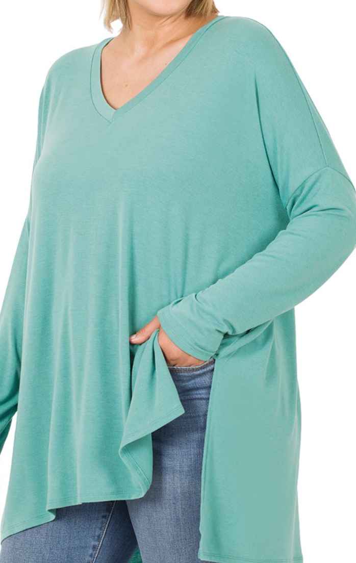 Ultra Comfy Long Sleeve Flowy Top