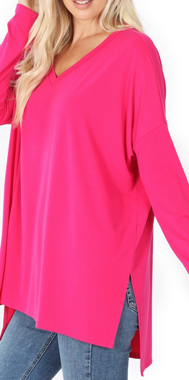 Ultra Comfy Long Sleeve Flowy Top