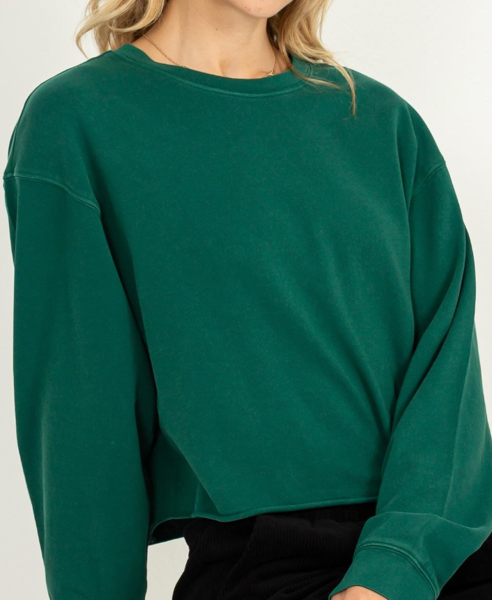 Ultra Cozy Cropped Lounge Pullover