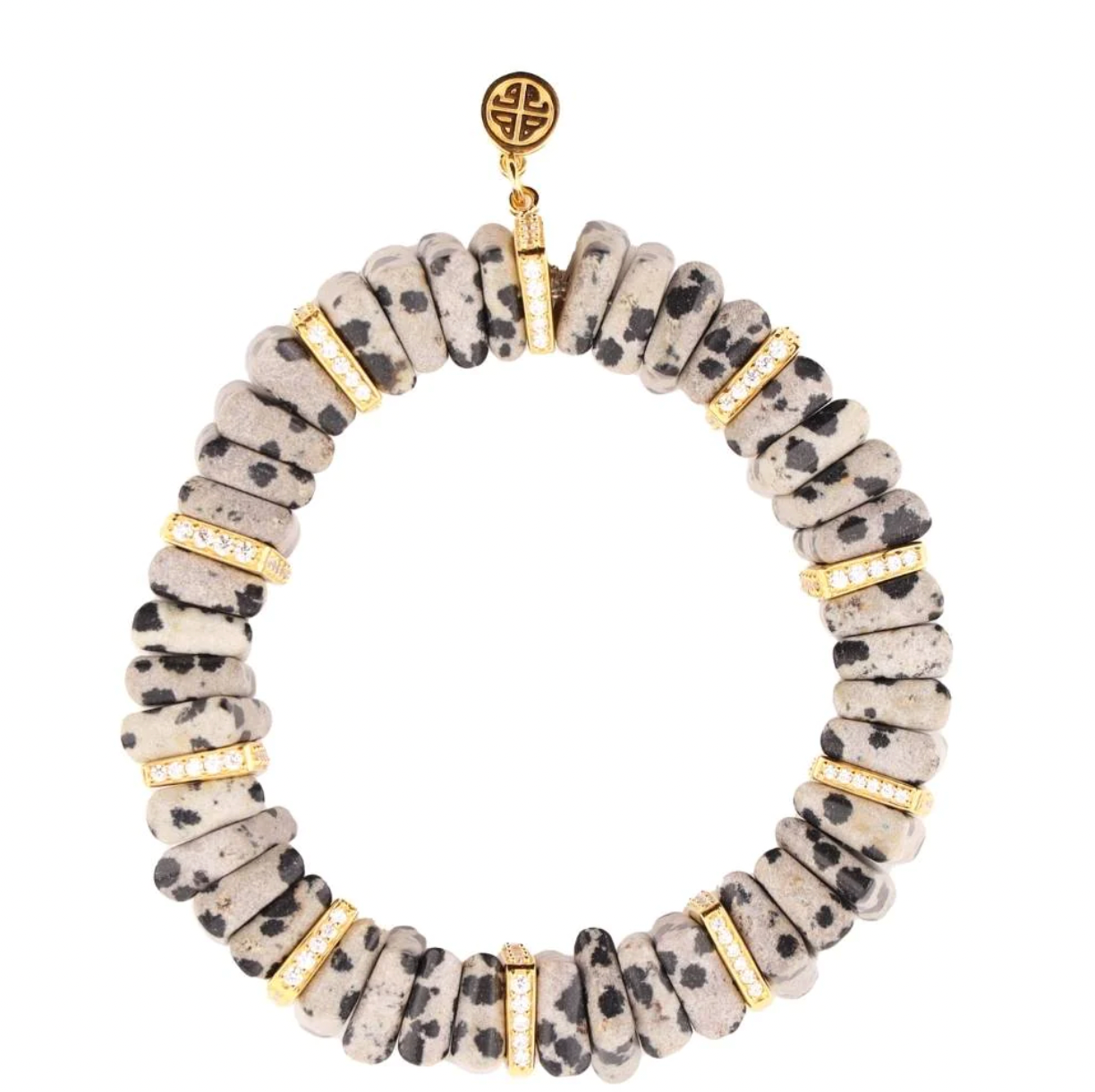 BuDhaGirl Tablet Bracelet - Dalmatian Jasper