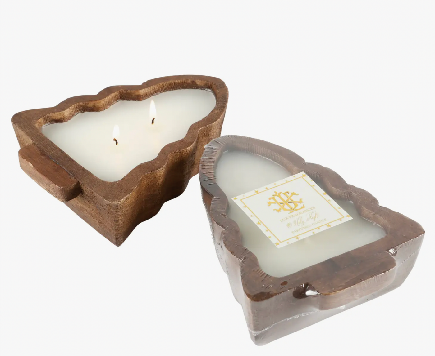 Lux Fragrances O'Holy Night Candle Tree Dough Bowl