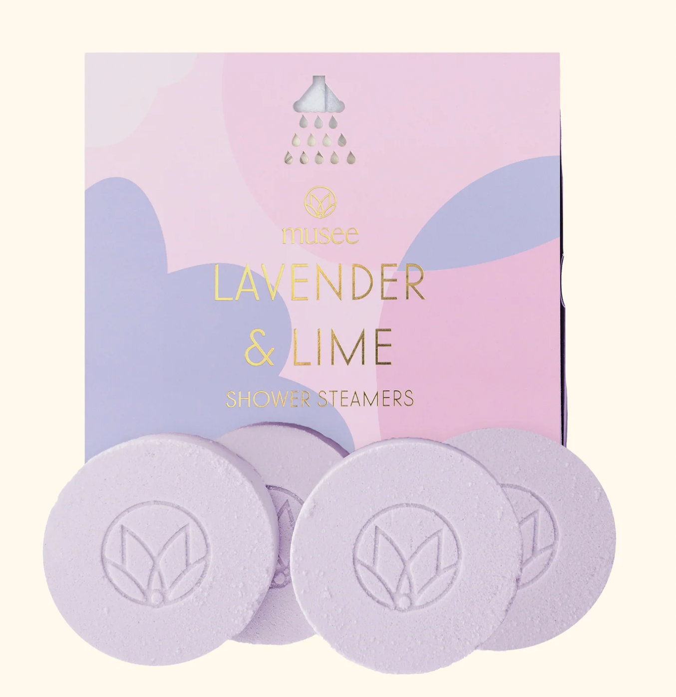 Musee Lavender & Lime Shower Steamers