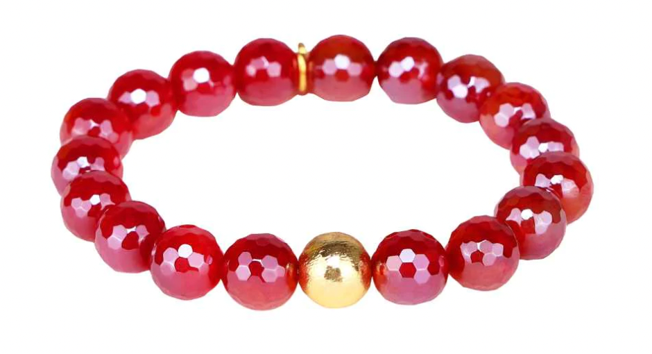 BuDhaGirl Melange Bracelet - Scarlet