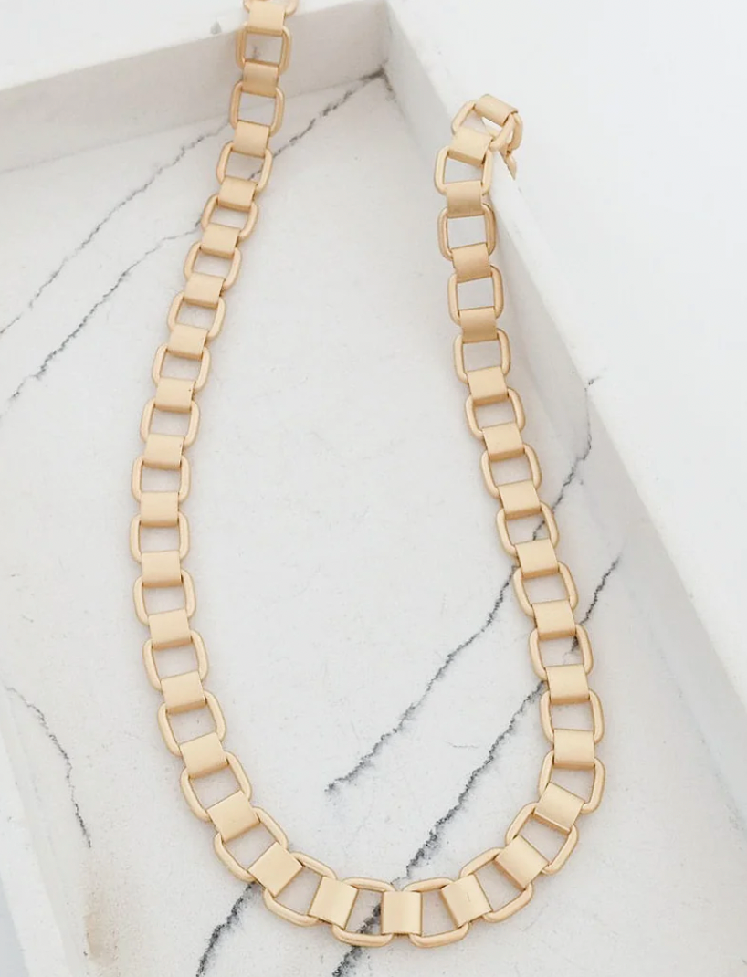 Virtue Jewelry Gold Flat Box 18” Chain