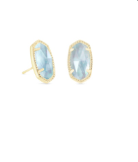 Kendra Scott Ellie Stud Earrings in Light Blue