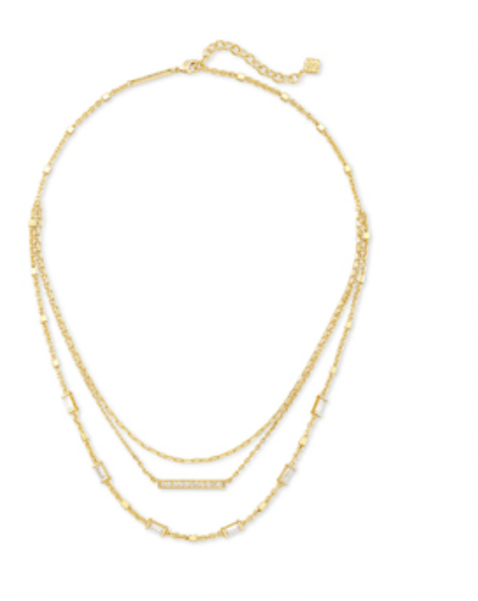 Kendra Scott Addison Multi Strand Necklace in Gold