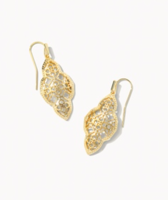 Kendra Scott Abbie Drop Earrings in Gold