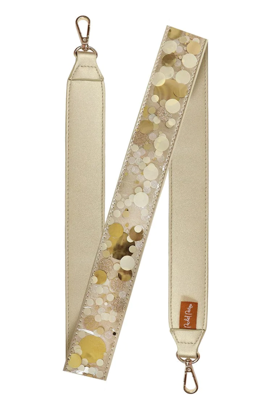 Good As Gold Confetti Removable Purse Strap Attachment