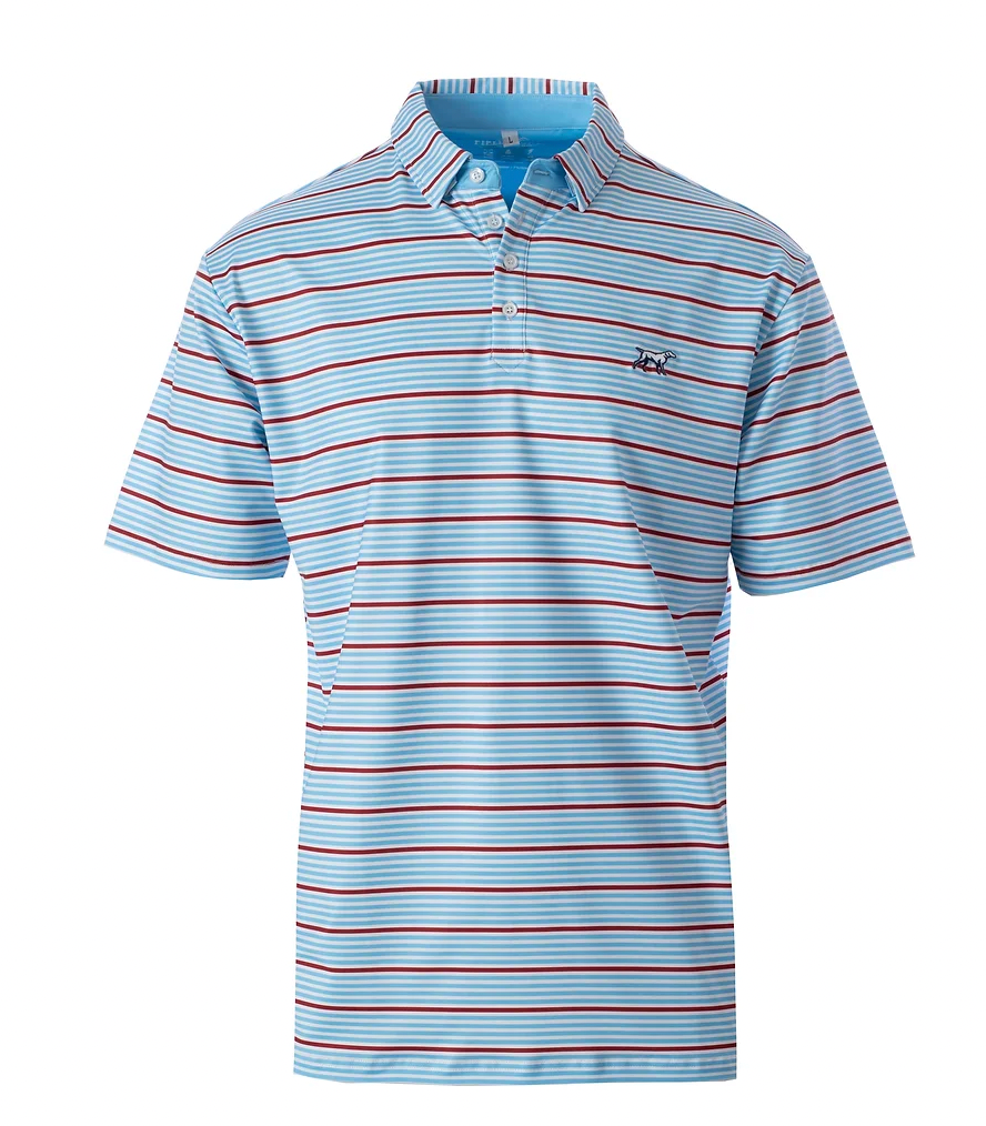 Fieldstone Toddler Kennedy Performance Polo- Red/White/Blue