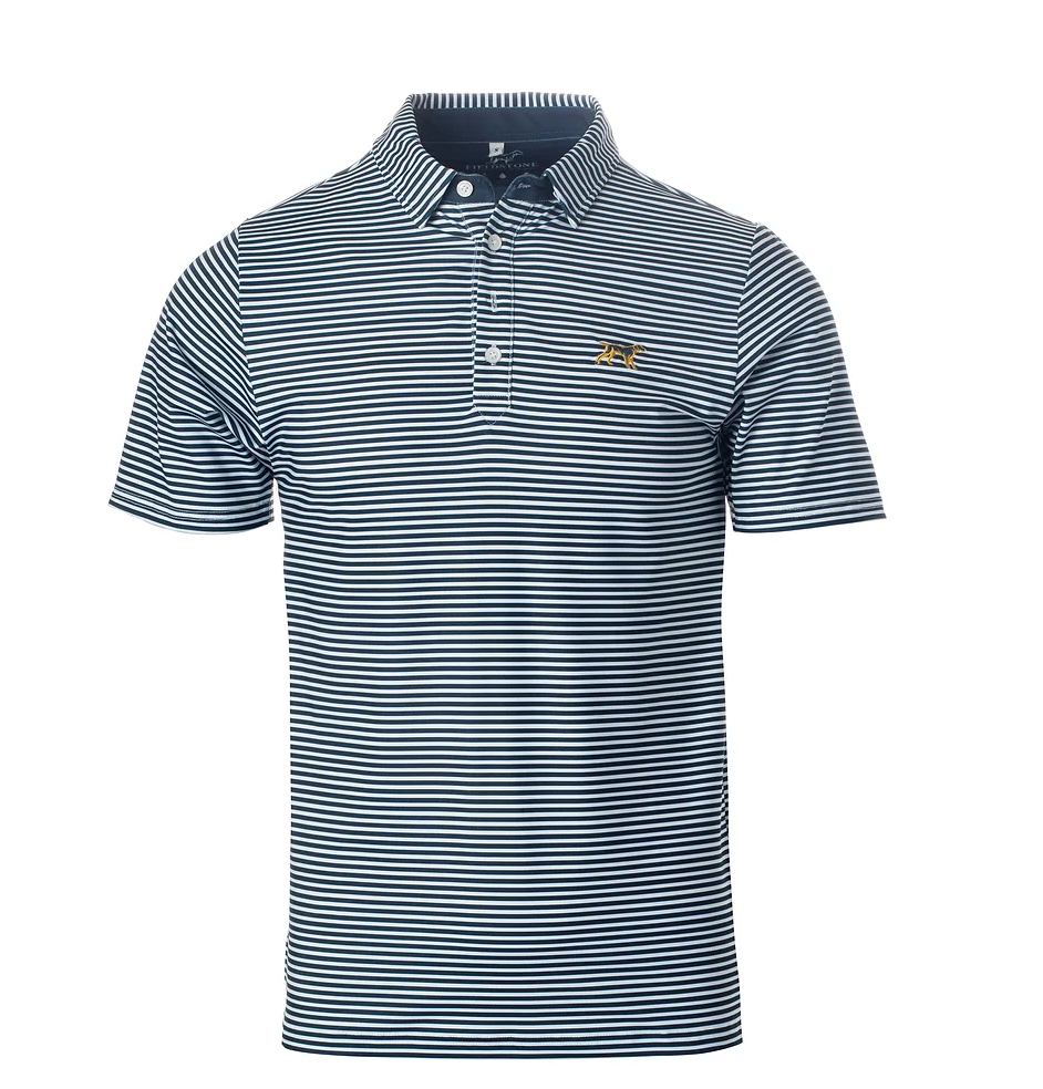 Fieldstone Youth Marshall Polo- Navy/White