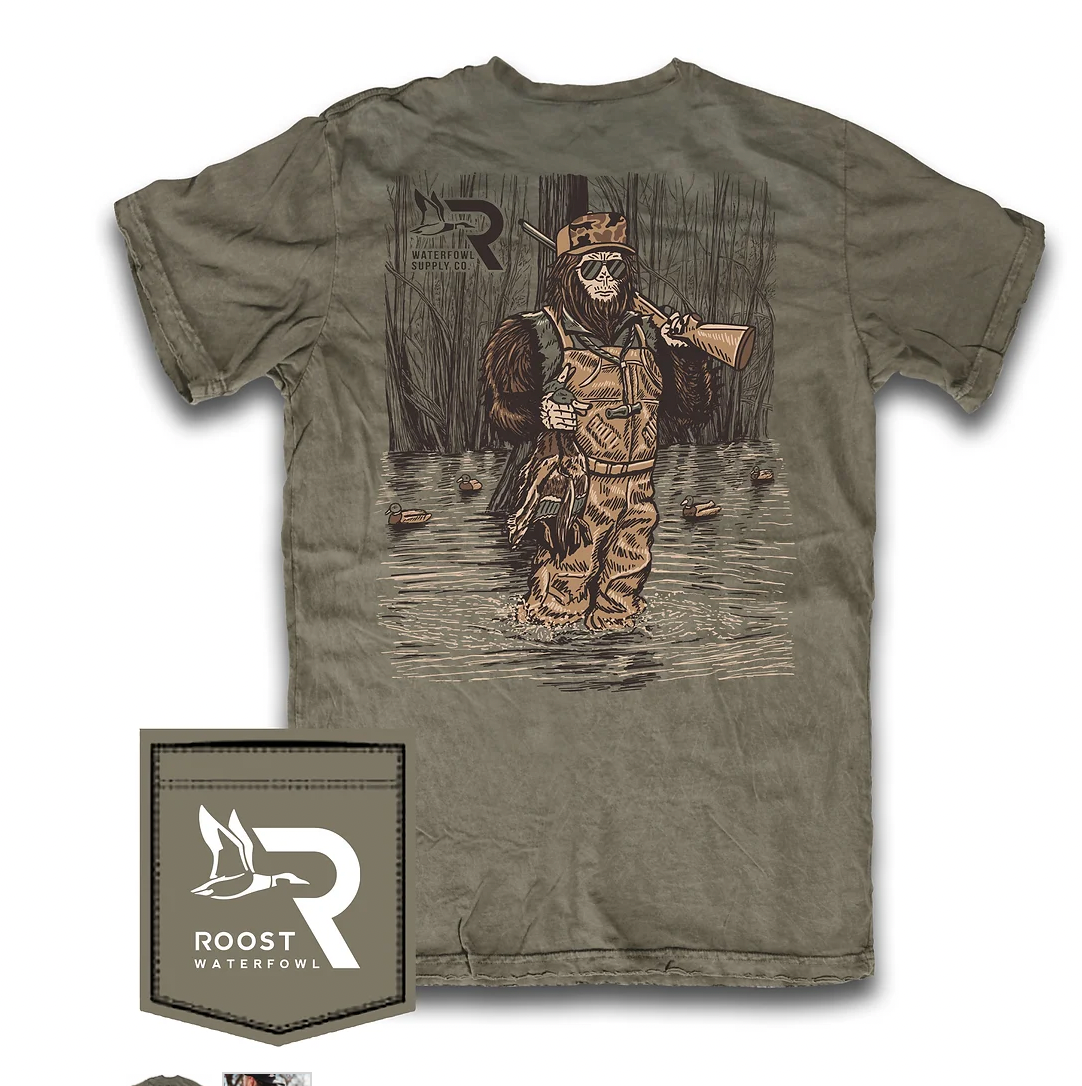 Roost Sasqquatch T-Shirt- Tumbleweed