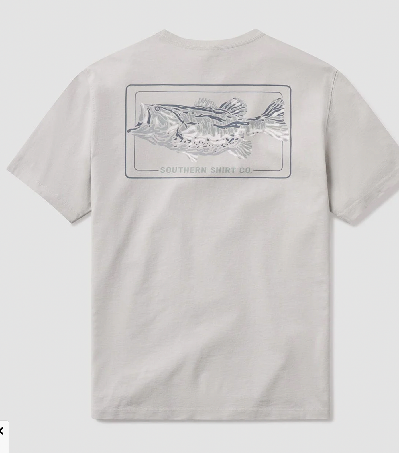 Southern Shirt Bassquatch Logo SS Tee- Oyster