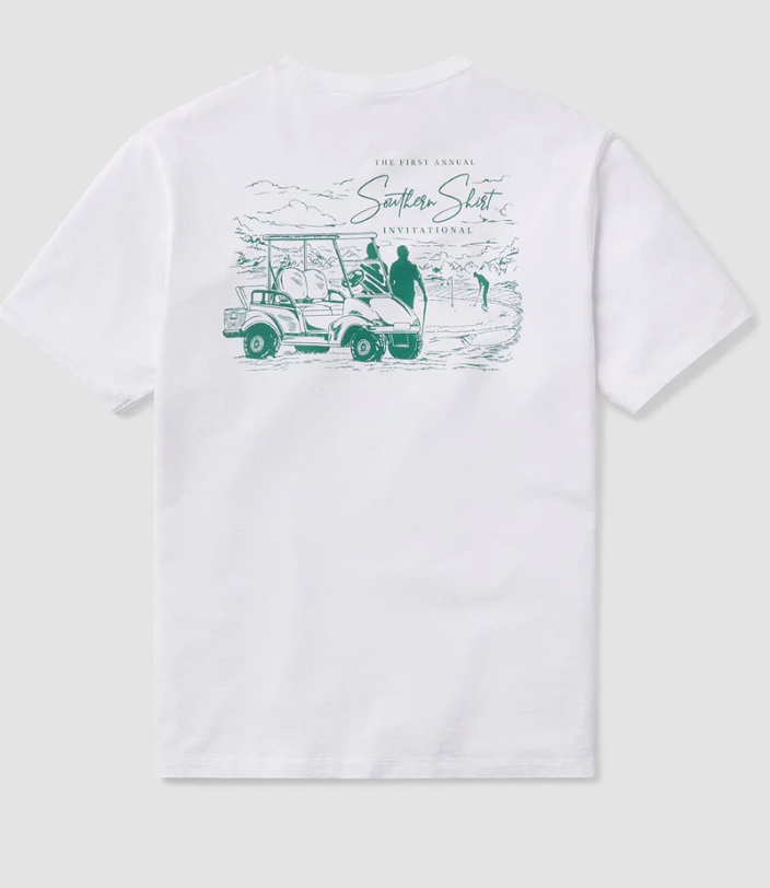 Southern Shirt Stay The Course SS Tee- Bright White
