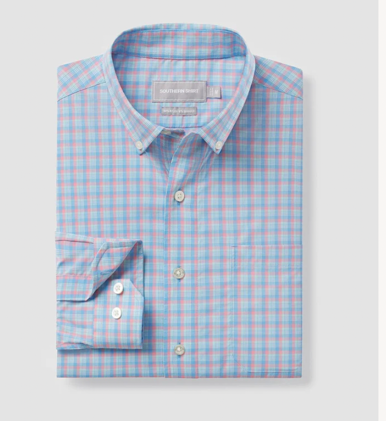 Southern Shirt Augustine Check LS Button Down- Augustine