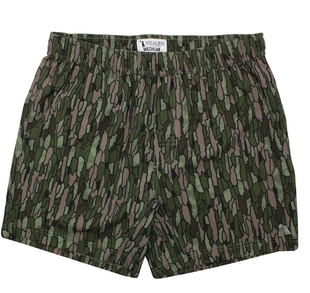 Local Boy Volley Shorts- Greenwood Timber