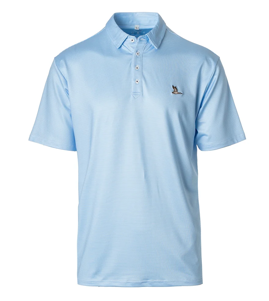 Roost Youth Mallard Polo- White/Blue