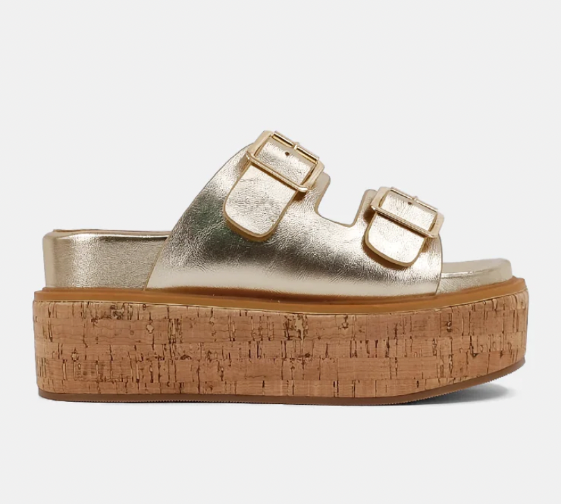 ShuShop Lucinda Sandal in Gold